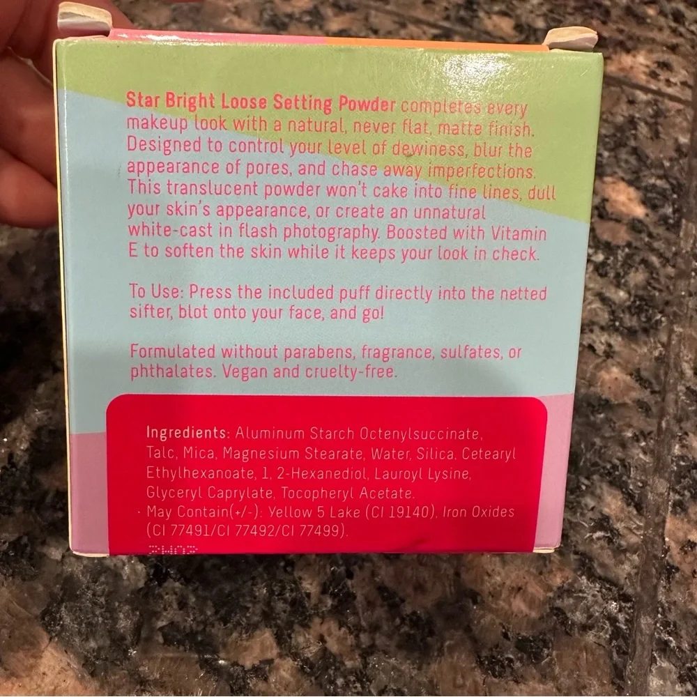Half Caked Star Bright Translucent Setting Powder NWT